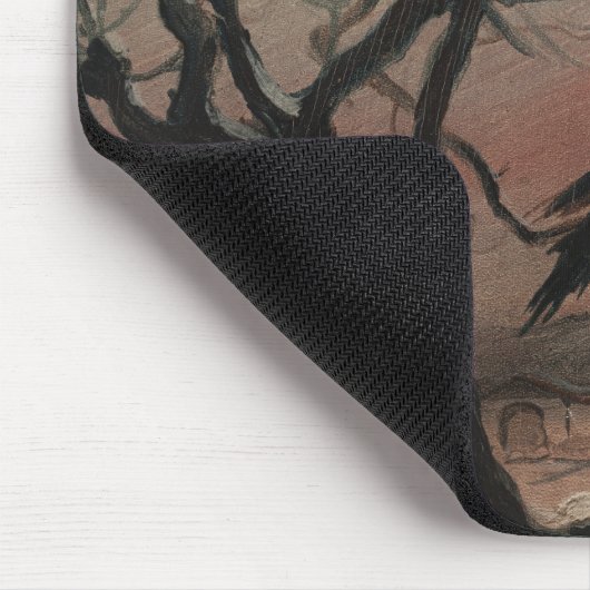 Der Rabe von Karlstejn, 1882 Mousepad (Ecke)