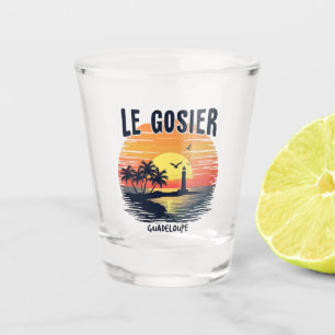 DER RACHEN GUADELOUPE SCHNAPSGLAS