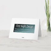 Der Racing Hare an Ostern Feiertagskarte (Rückseite)