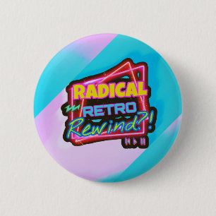 Der Radikale Retro-Rückwind Vintag Button