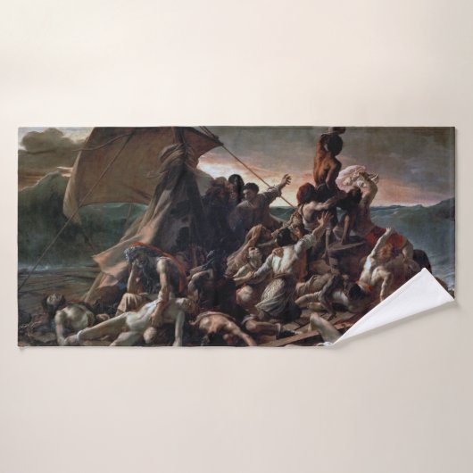 Der Raft der Medusa, Theodore Gericault Badehandtuch (Badehandtuch)