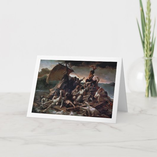 Der Raft der Medusa, Theodore Gericault Karte (Vorderseite)