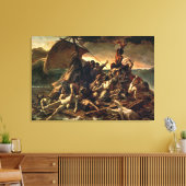 Der Raft der Medusa | Théodore Géricault | Leinwanddruck (Insitu (Wohnzimmer))
