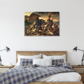 Der Raft der Medusa | Théodore Géricault | Leinwanddruck (Insitu (Schlafzimmer))