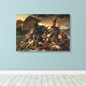 Der Raft der Medusa | Théodore Géricault | Leinwanddruck (Insitu (Holzboden))
