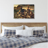 Der Raft der Medusa | Théodore Géricault | Leinwanddruck (Insitu (Schlafzimmer))