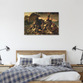 Der Raft der Medusa - Théodore Géricault Leinwanddruck (Insitu (Schlafzimmer))