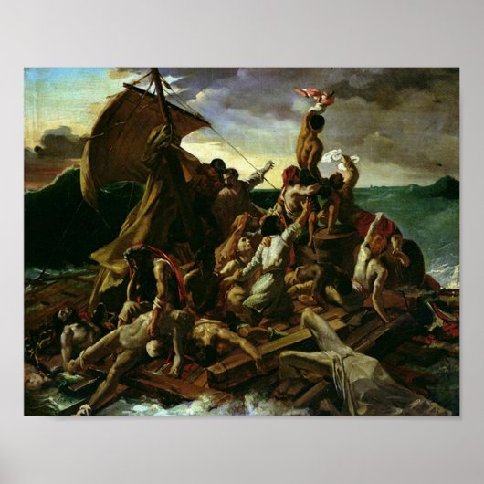 Der Raft der Medusa Théodore Géricault Poster (Vorne)