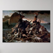 Der Raft der Medusa, Theodore Gericault Poster (Vorne)