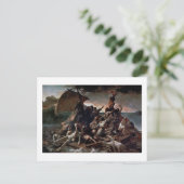 Der Raft der Medusa, Theodore Gericault Postkarte (Stehend Vorderseite)
