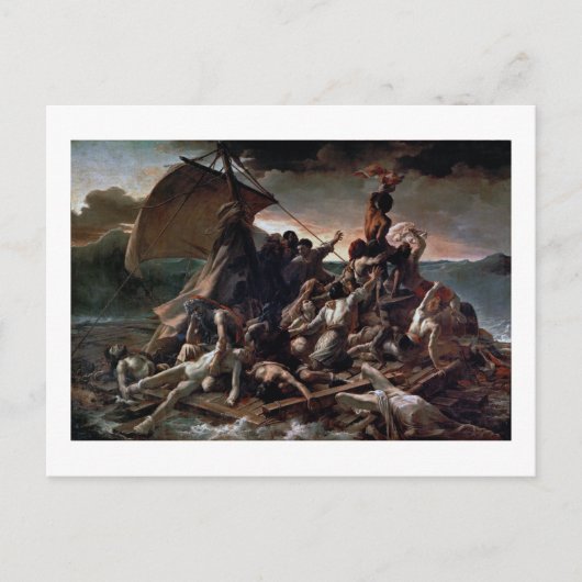 Der Raft der Medusa, Theodore Gericault Postkarte (Vorderseite)