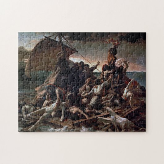 Der Raft der Medusa, Theodore Gericault Puzzle (Horizontal)