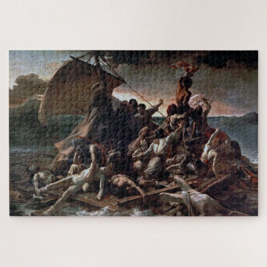 Der Raft der Medusa, Theodore Gericault Puzzle (Horizontal)