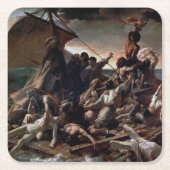 Der Raft der Medusa, Theodore Gericault Rechteckiger Pappuntersetzer (Vorderseite)