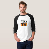 Der Raglan-Baseball-T - Shirt der Männer (Vorne ganz)