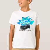 Der Raglan-T - Shirt der Mustangcustomizer-Kinder (Vorderseite)