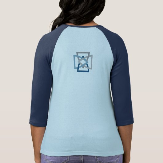 Der Raglan TMP-Frauen T-Shirt (Rückseite)