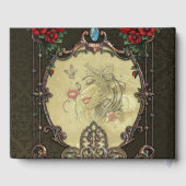 Der Rahmen ist opulent gestaltet Gästebuch (Rückseite)