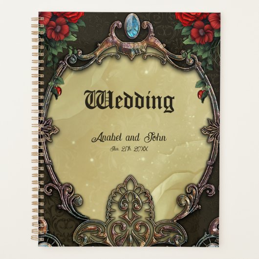 Der Rahmen ist opulent gestaltet Planer (Vorderseite)