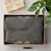 Der Rahmen ist opulent gestaltet Seidenpapier (Geschenk)