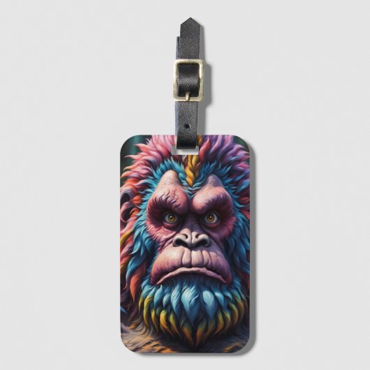 Der Rainbow Bigfoot Gepäckanhänger (Vorderseite Vertikal)