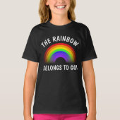 DER RAINBOW GEHÖRT GOTT, Christlichen T - Shirt (Vorderseite)