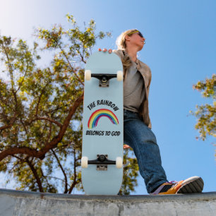 DER RAINBOW GEHÖRT ZU GOTT SKATEBOARD DECK