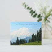 Der Rainier-Nationalpark Postkarte (Stehend Vorderseite)