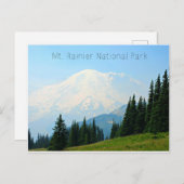 Der Rainier-Nationalpark Postkarte (Vorne/Hinten)
