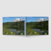 Der Rainier See Reflektion und Wildblumen Gästebuch (Voll)