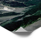 Der Rainier von der Ziegengestein-Wildnis, Wash Poster (Ecke)