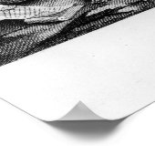 Der Rake in Gefangenschaft, Teller VII Poster (Ecke)