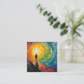 Der Rand der Dimension Begleitkarte (Stehend Vorderseite)