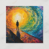 Der Rand der Dimension Begleitkarte (Vorderseite)