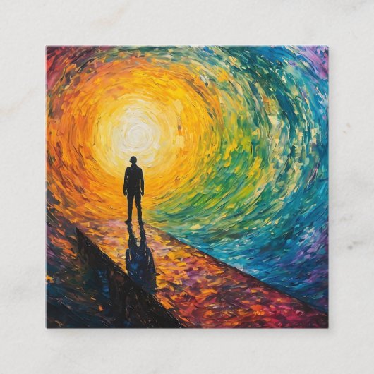 Der Rand der Dimension Begleitkarte (Vorderseite)