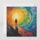 Der Rand der Dimension Einladung (Vorderseite)