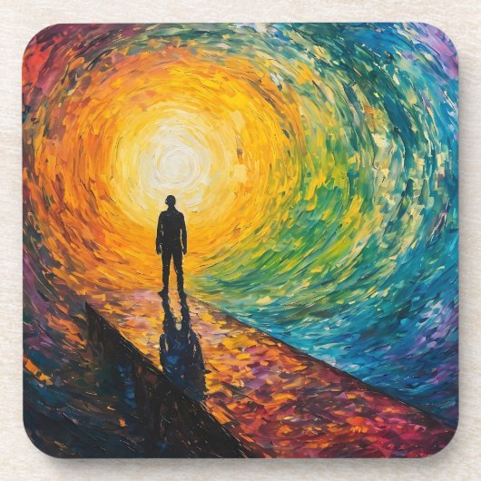 Der Rand der Dimension Getränkeuntersetzer (Vorderseite)