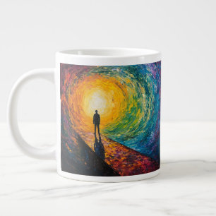 Der Rand der Dimension Jumbo-Tasse