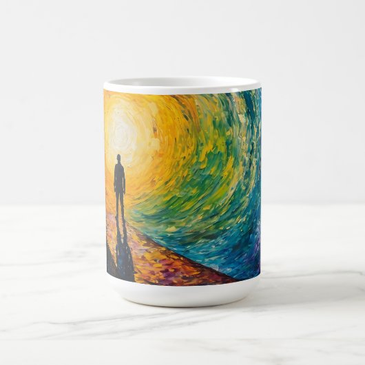 Der Rand der Dimension Kaffeetasse (Mittel)