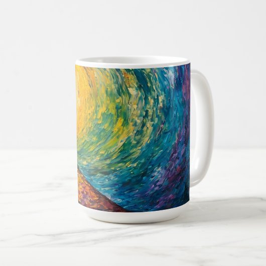 Der Rand der Dimension Kaffeetasse (VorderseiteRechts)