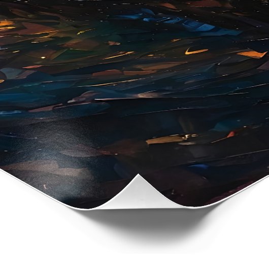 Der Rand der Dimension Poster (Ecke)