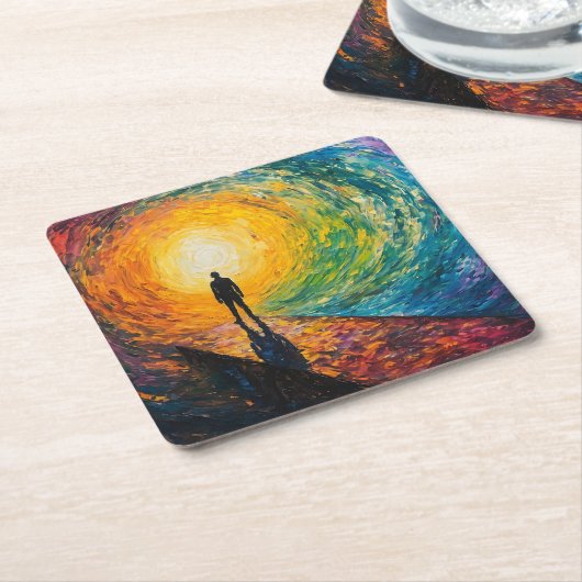 Der Rand der Dimension Rechteckiger Pappuntersetzer (angewinkelt)