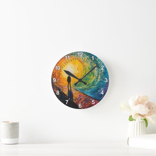 Der Rand der Dimension Runde Wanduhr (Zuhause)