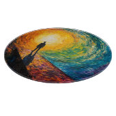 Der Rand der Dimension Schneidebrett (Ecke)