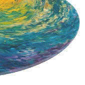 Der Rand der Dimension Schneidebrett (Ecke)