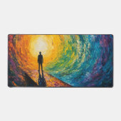 Der Rand der Dimension Schreibtischunterlage (Vorderseite)