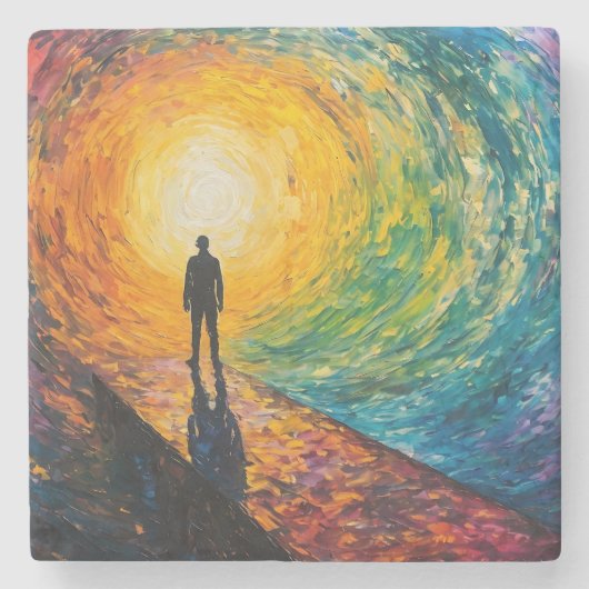 Der Rand der Dimension Steinuntersetzer (Vorderseite)