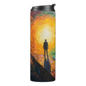 Der Rand der Dimension Thermosbecher (Nach links gedreht)