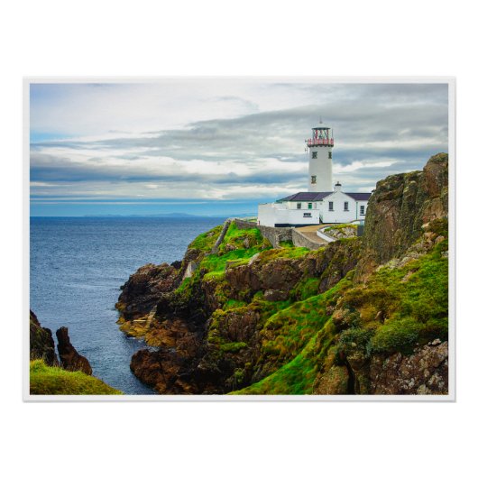 Der "Rand der Welt" am Fanad Head Leuchtturm Poster (Vorderseite)