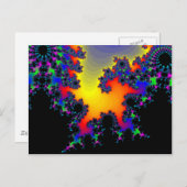 Der Rand des Fraktals: Postkarte (Vorne/Hinten)